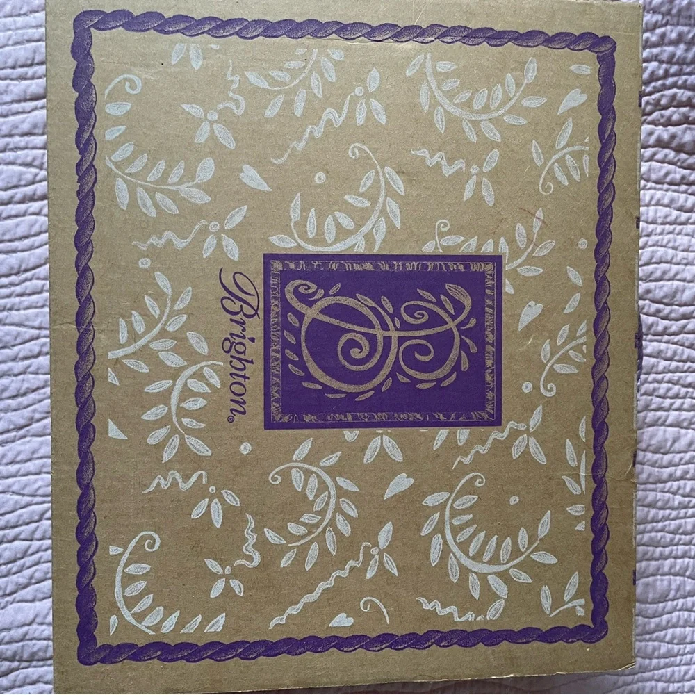 Brighton woman's Croc-Embossed Brown Leather Bag - Picture 7 of 7